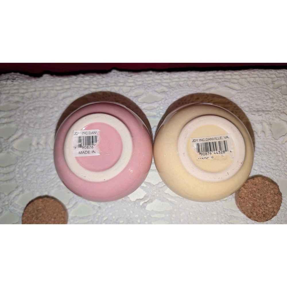 Vintage Girls Night Out Mall Money Set Of 2 Corked Savings Jars - Picture 6 of 6